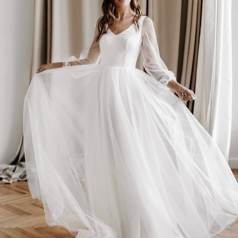 Handmade Wedding gown from designer